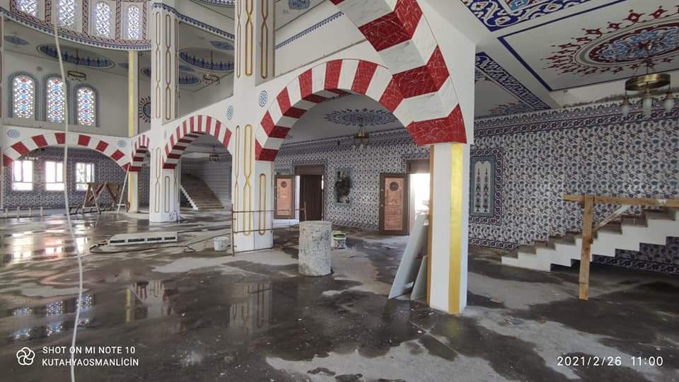 Cami Çini Duvar Kaplama