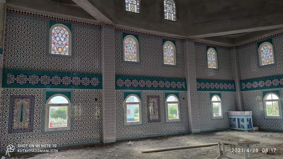 Cami Çini Duvar Kaplama