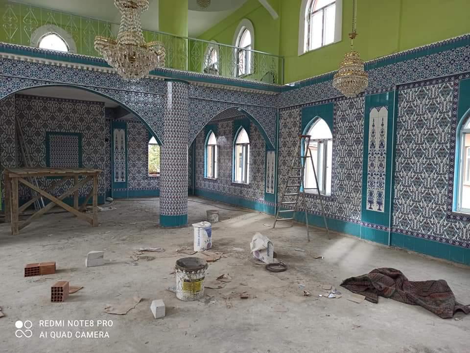 Cami Çini Duvar Kaplama