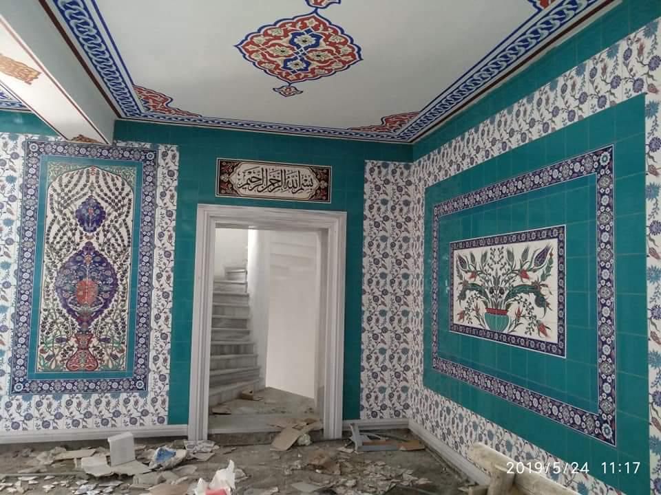 Cami Çini Duvar Kaplama