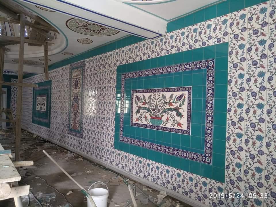 Cami Çini Duvar Kaplama