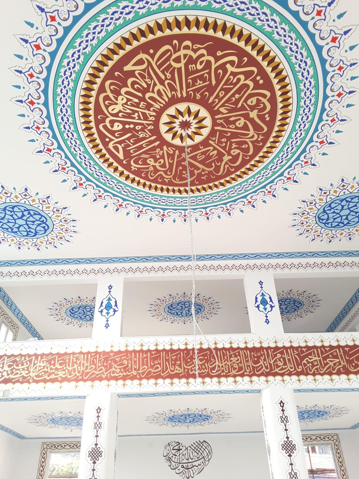 Cami Hat Sanatı Nakkaş-010 - Cami İçi Nakkaş Süsleme