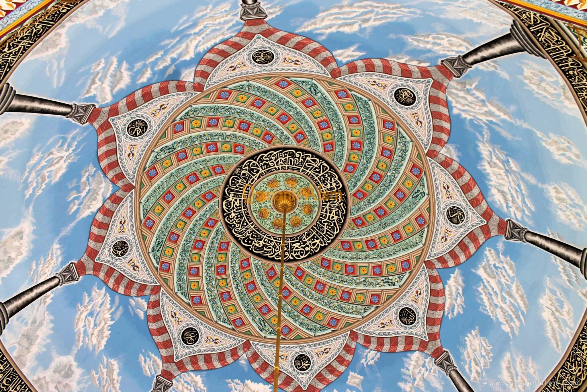 Cami Hat Sanatı Nakkaş-011 - Cami İçi Restorasyon Çalışmaları