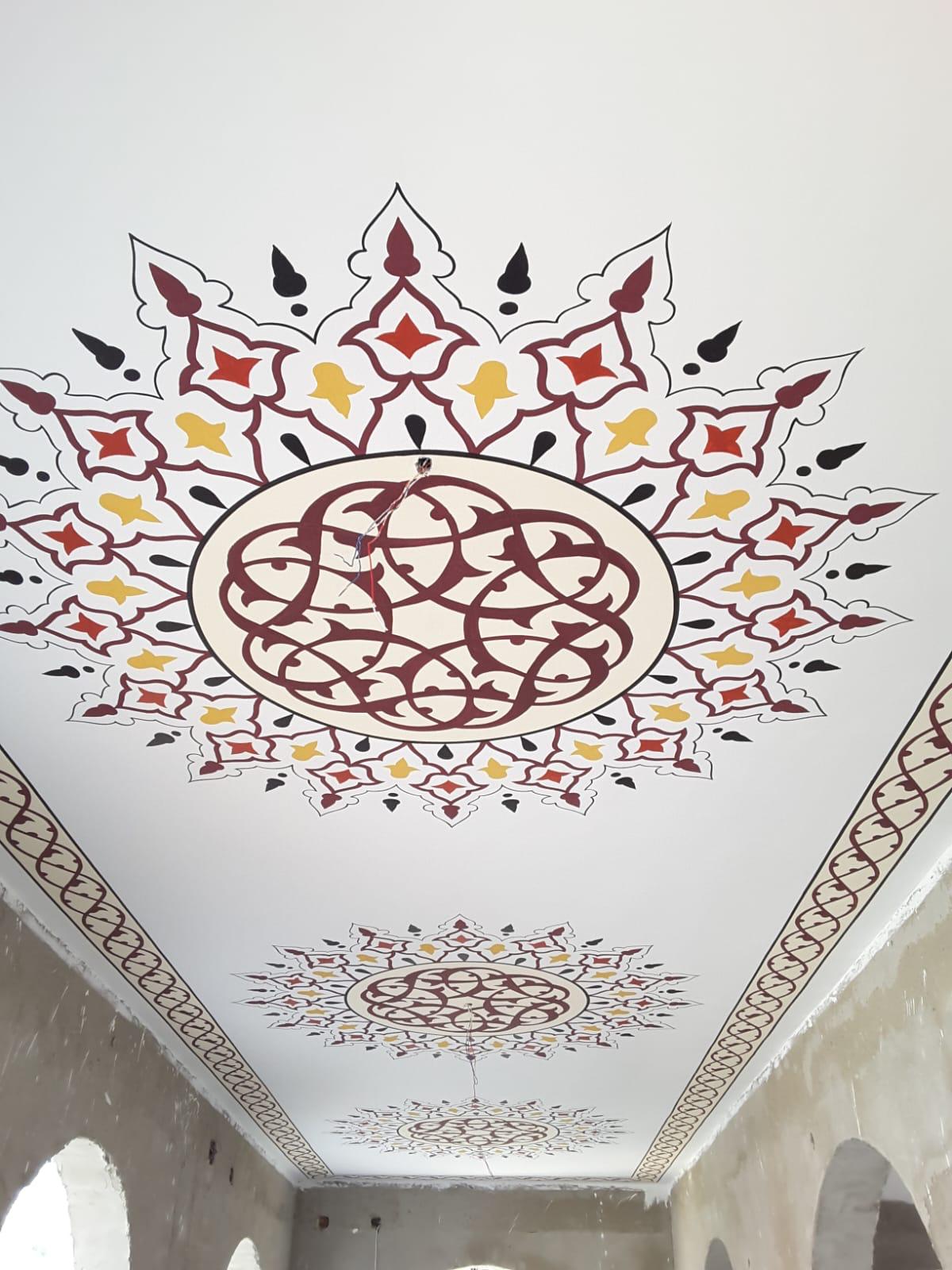 Cami Hat Sanatı Nakkaş-033 - Cami Nakkaş Çini Modelleri