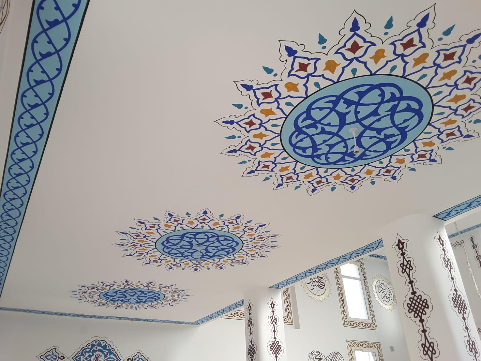 Cami Hat Sanatı Nakkaş-036 - Cami Altın Varak Süsleme