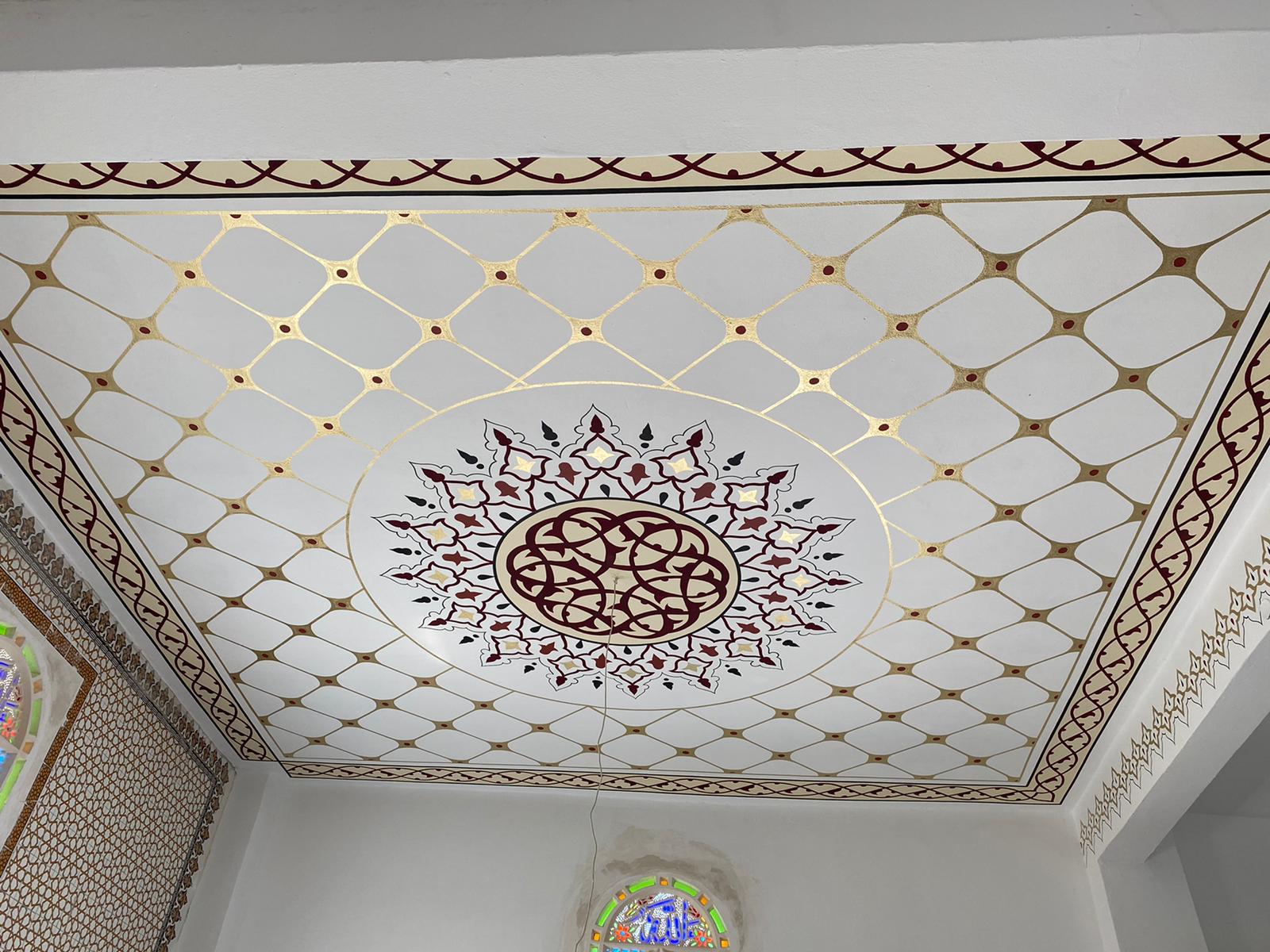 Cami Hat Sanatı Nakkaş-005 -  Cami İçi Dekorasyon Modelleri