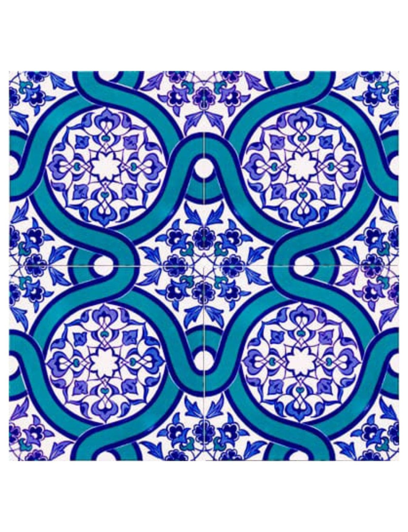 Çini Seramik Karo Modelleri - 33, Kütahya Çini Seramik