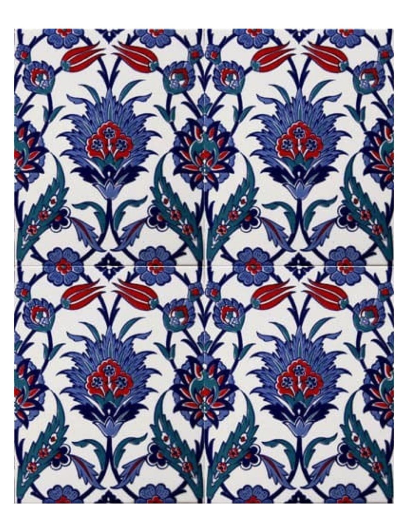 Cami Çinisi Modelleri - 08, Cami Seramik Modelleri 20x25