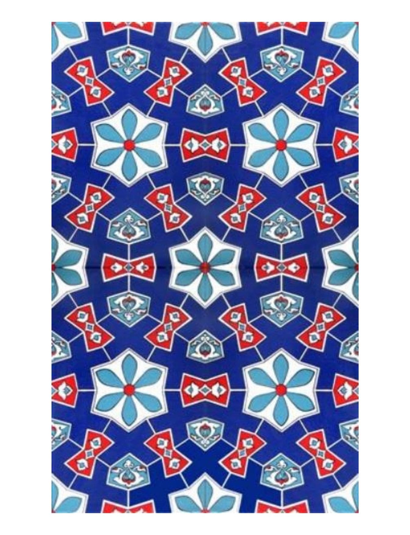 Cami Çini Modelleri - 10, Altın Çini Geometri Motif 25x40