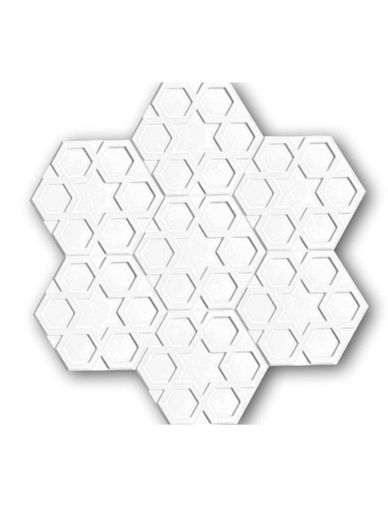 Altıgen Çini Seramik Karo - 20, Camı Dış Cephe Kubbe Kaplama 