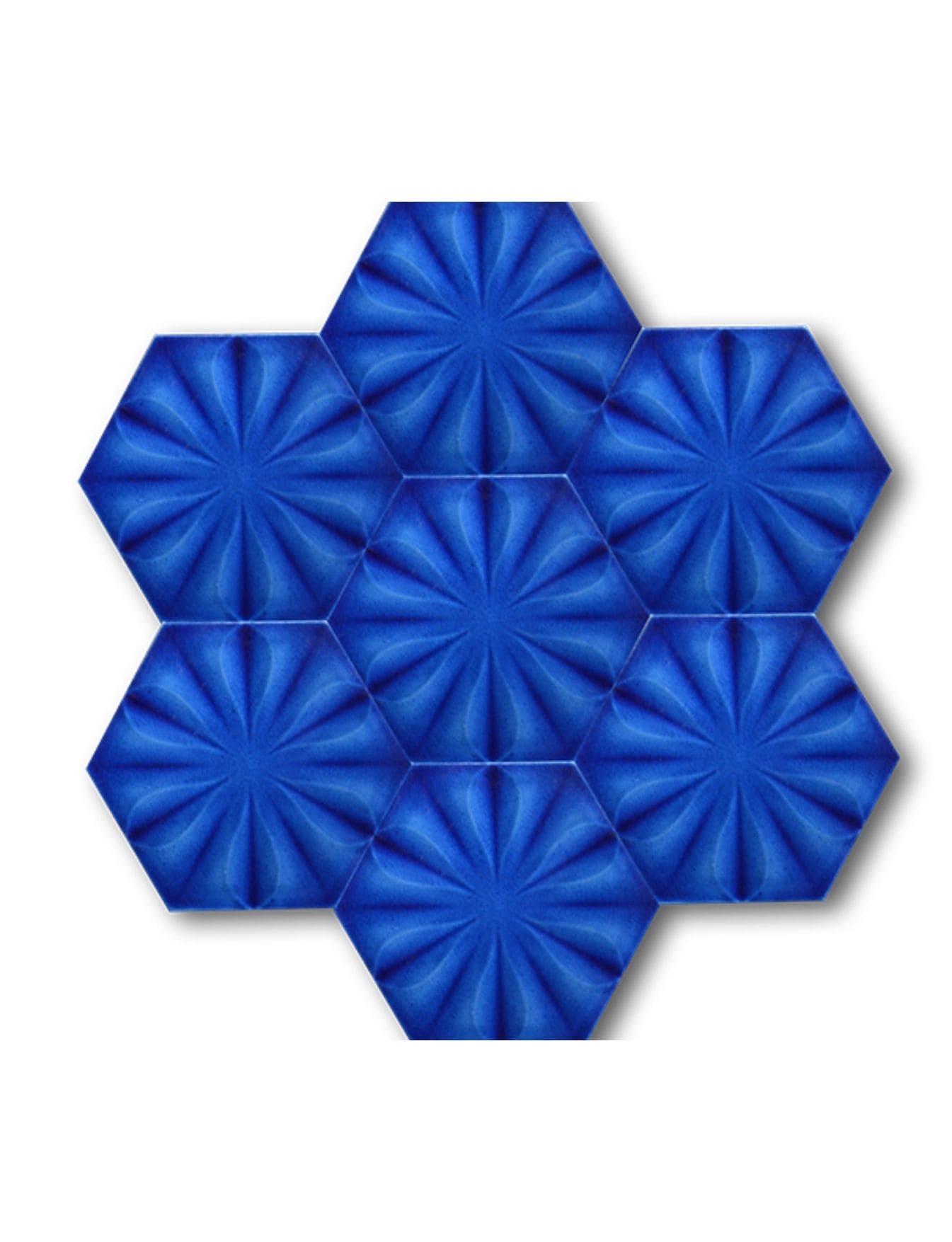 Altıgen Çini Seramik Karo - 37, Altıgen Seramik Cami Dekorasyonu