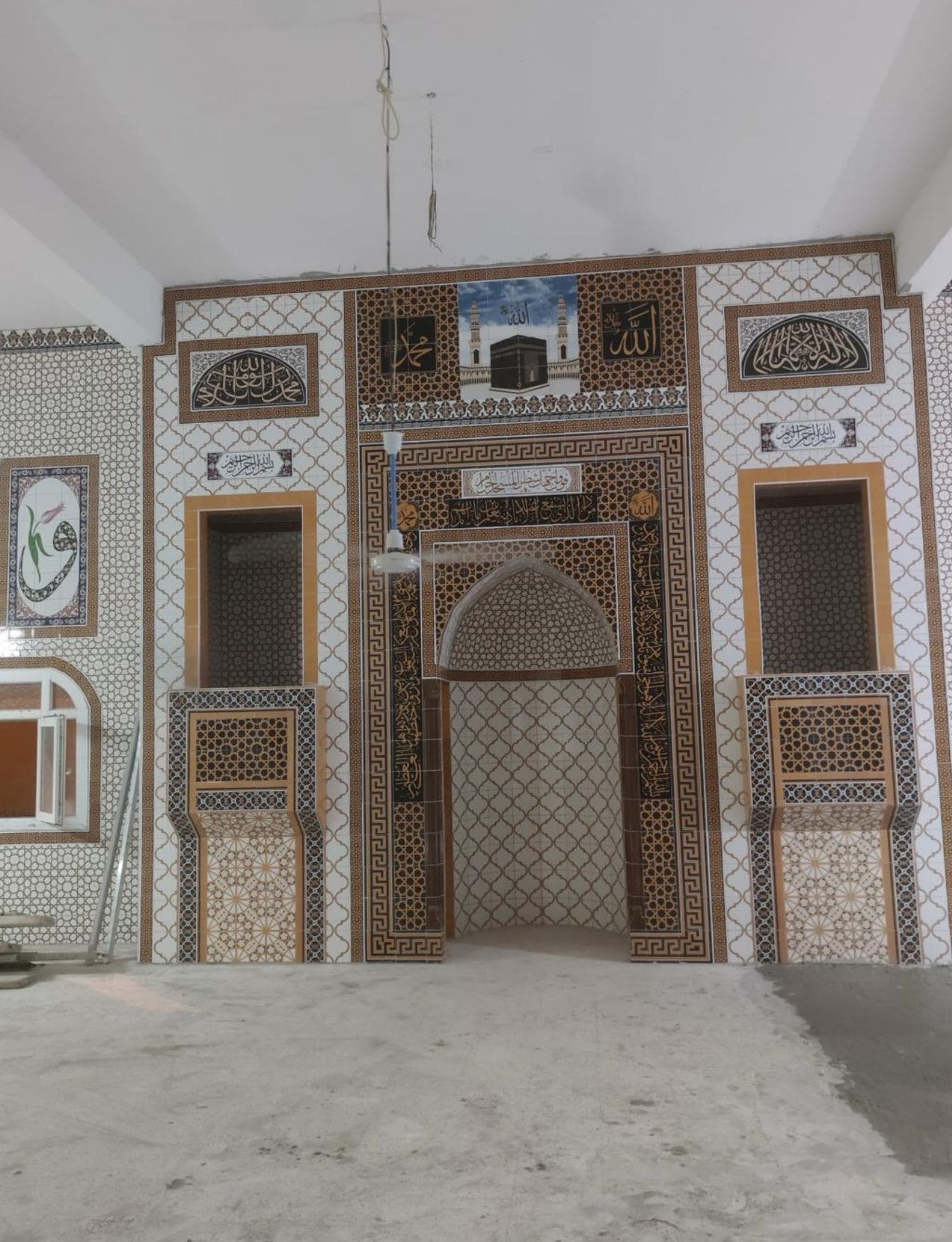 Cami Mihrap Minber Modelleri - 01, Mihrap Minber Kürsü Arap Usulü, Cami Cimileri