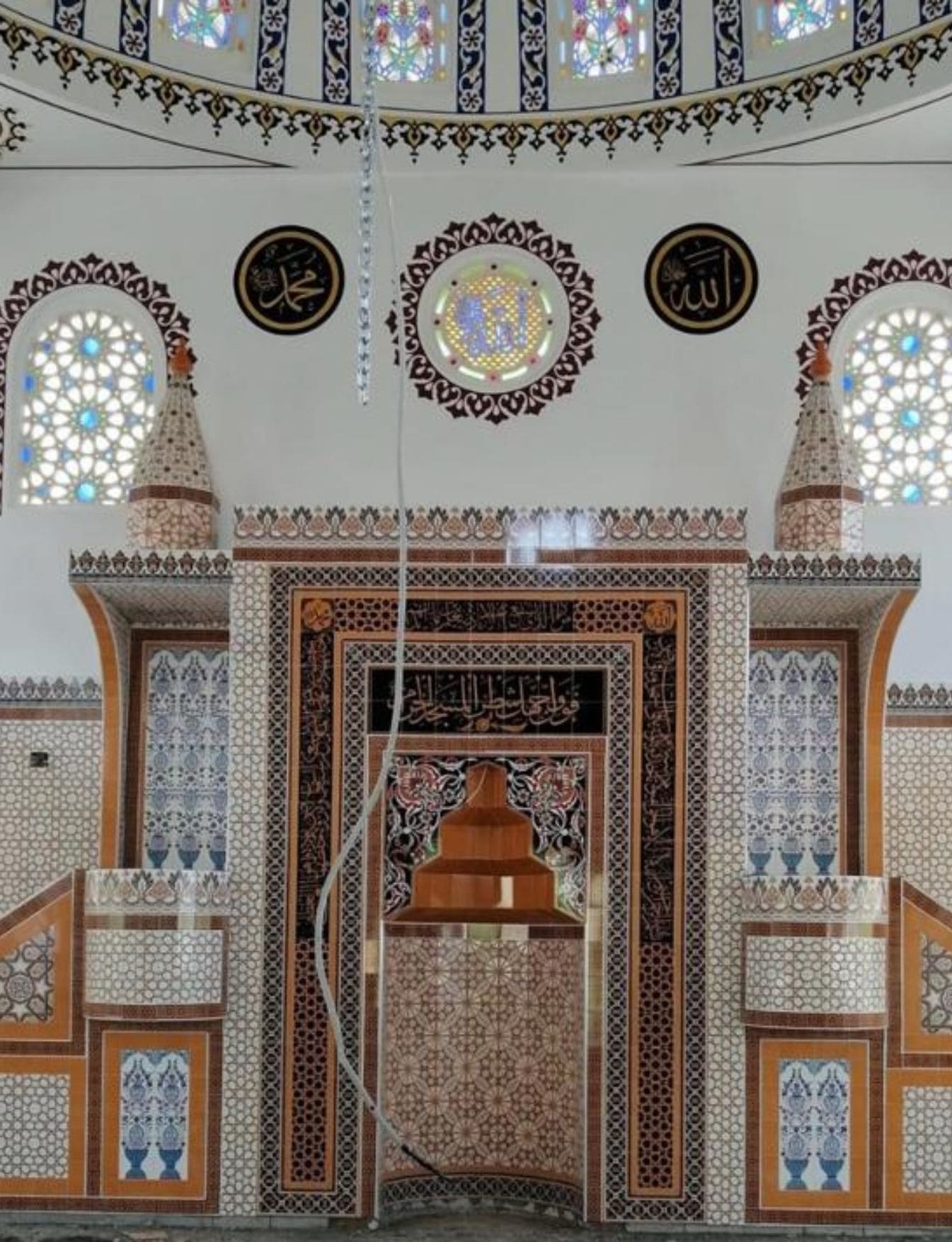 Cami Mihrap Minber Modelleri - 10, Mihrap Minber Çeşitleri, Cami Çinileri