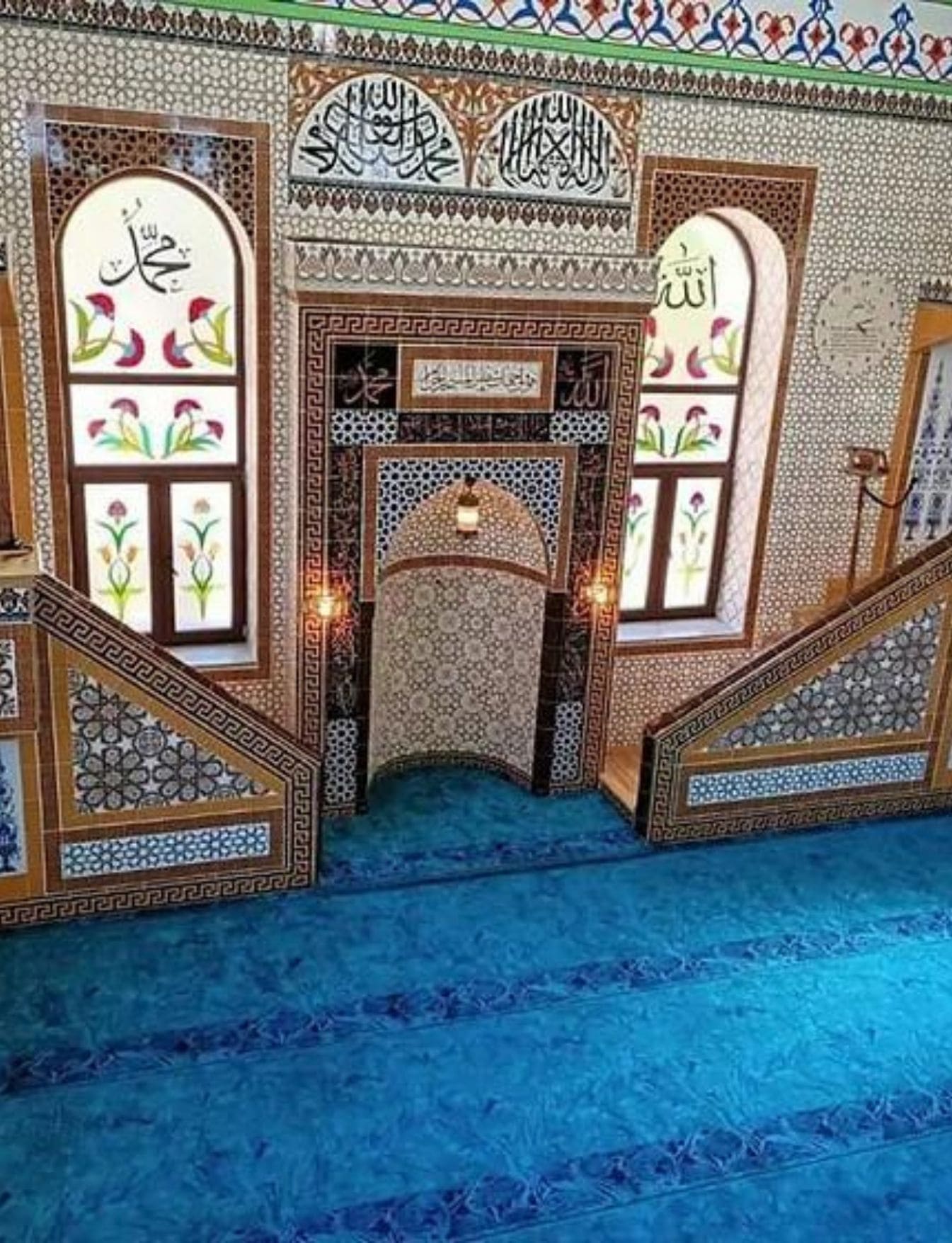 Cami Mihrap Minber Modelleri - 20, Çini Mihrap Minber Kürsü Fiyatları