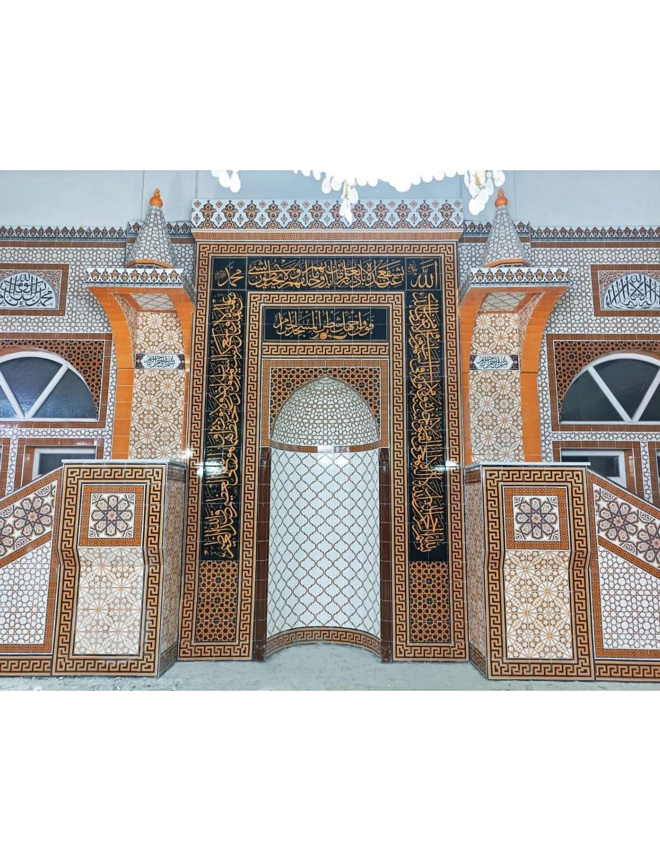 Cami Mihrap Minber Modelleri - 35, Cami Çini Mihrap Minber Modelleri