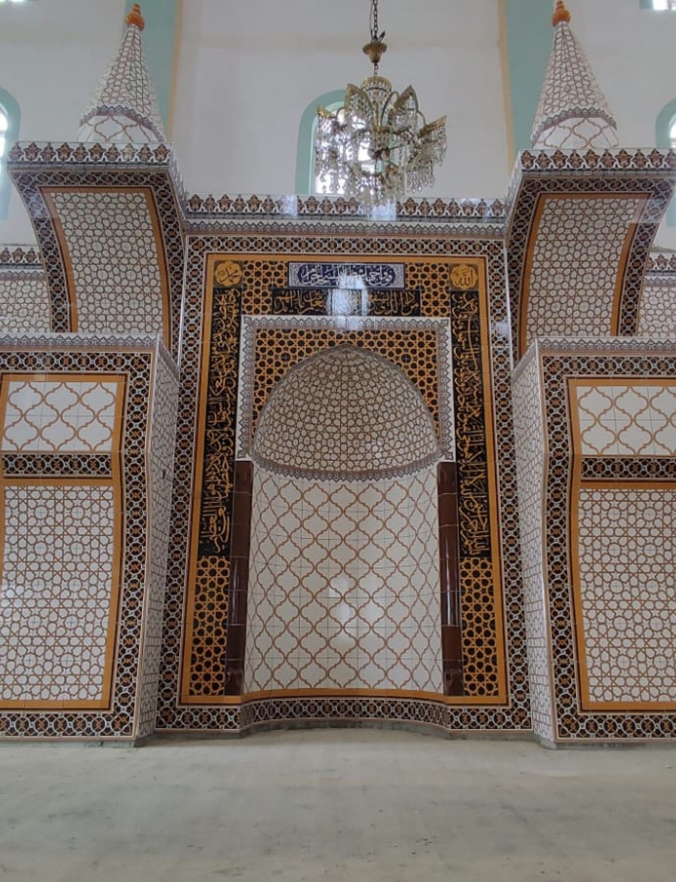 Cami Mihrap Minber Modelleri - 38, Cami Mihrap Minber Kürsü Çinileri, Cami Çini Ustası