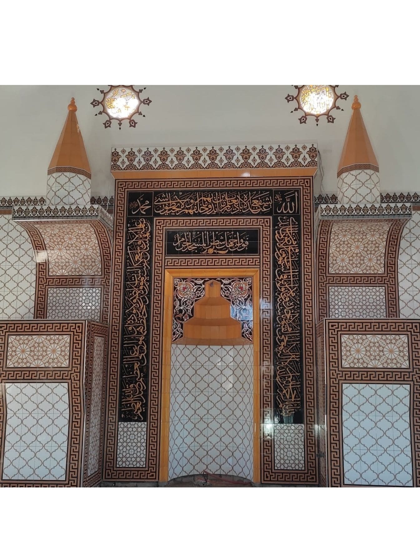 Cami Mihrap Minber Modelleri - 39, Cami Mihrap Minber Kürsü Çini