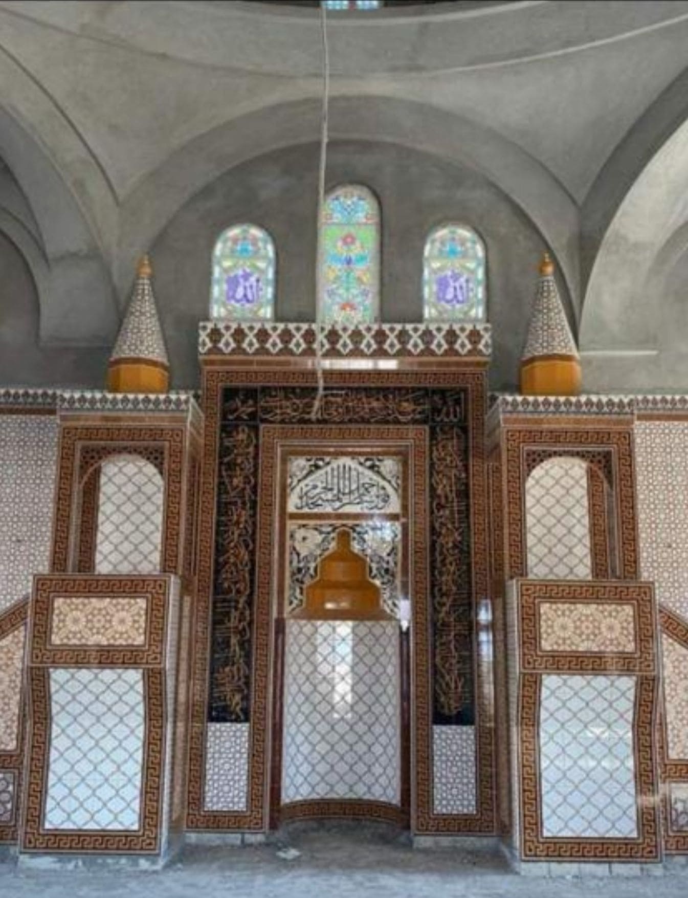 Cami Mihrap Minber Modelleri - 08, Mihrap Minber, Cami Çinileri