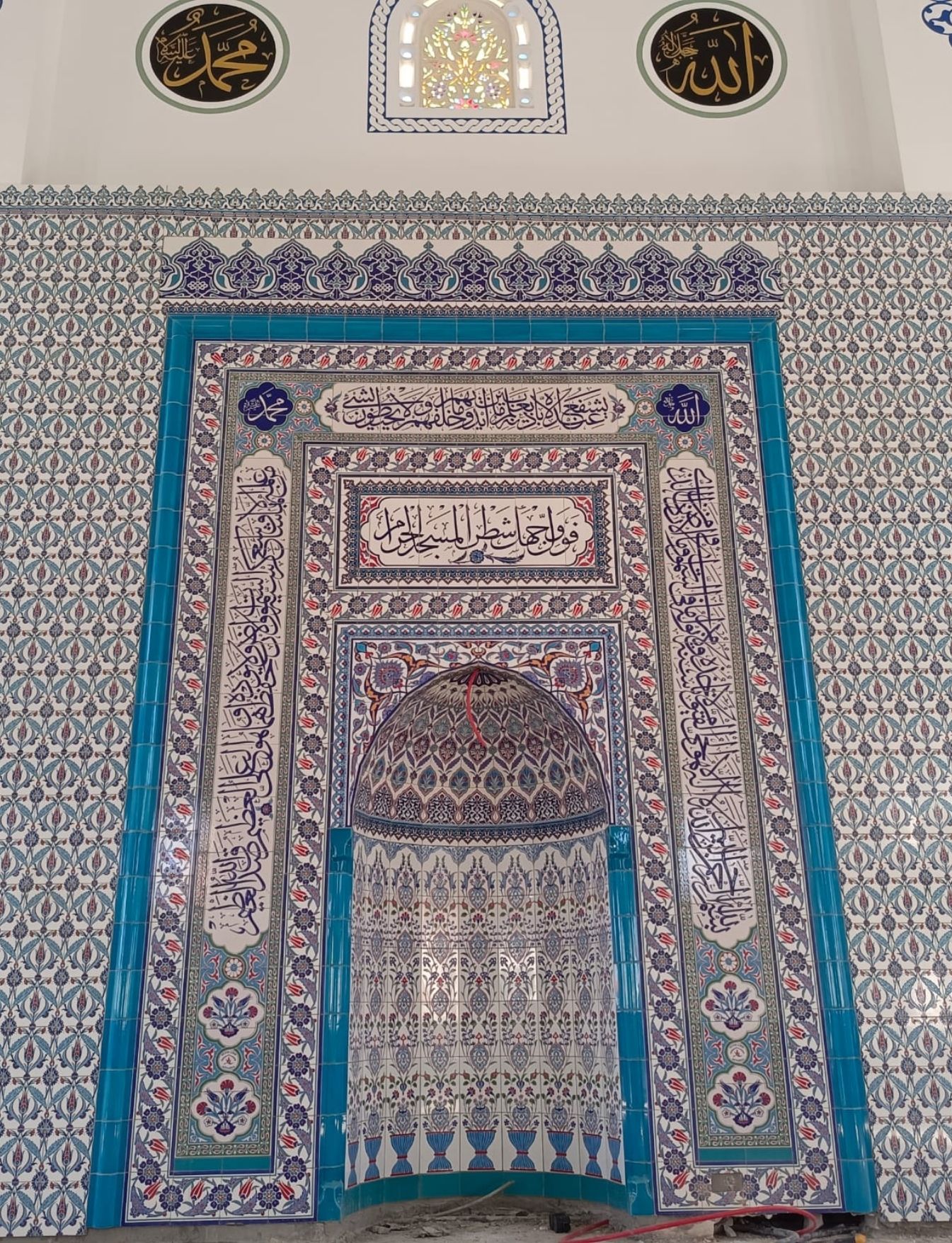 Cami Çini Mihrap - 21, Mihrap Fiyatları Osmanlı Çini Modeli, Cami Çinileri