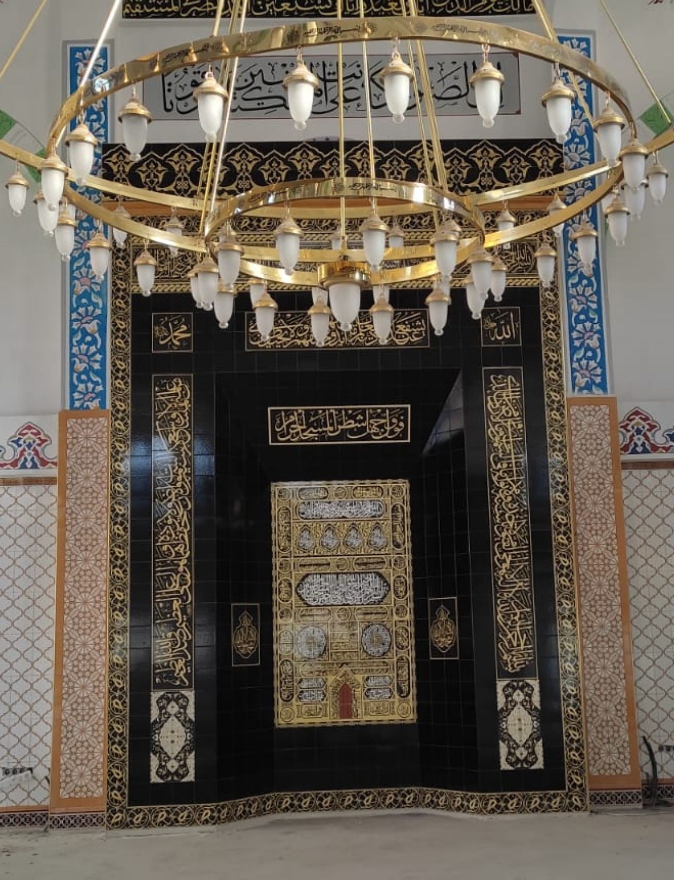 Cami Çini Mihrap - 03, Kabe Mihrap Modeli, Cami Çinileri