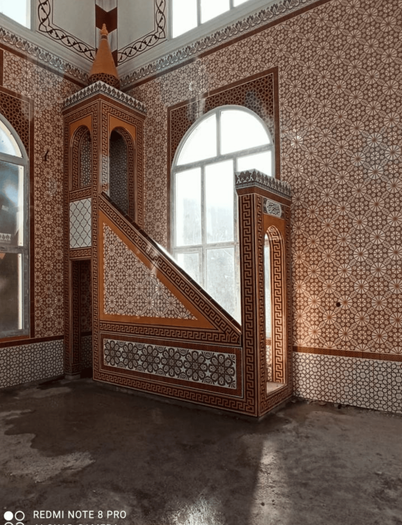 Cami Çini Minber - 12, Çini Minber Selçuklu Çini Motifli