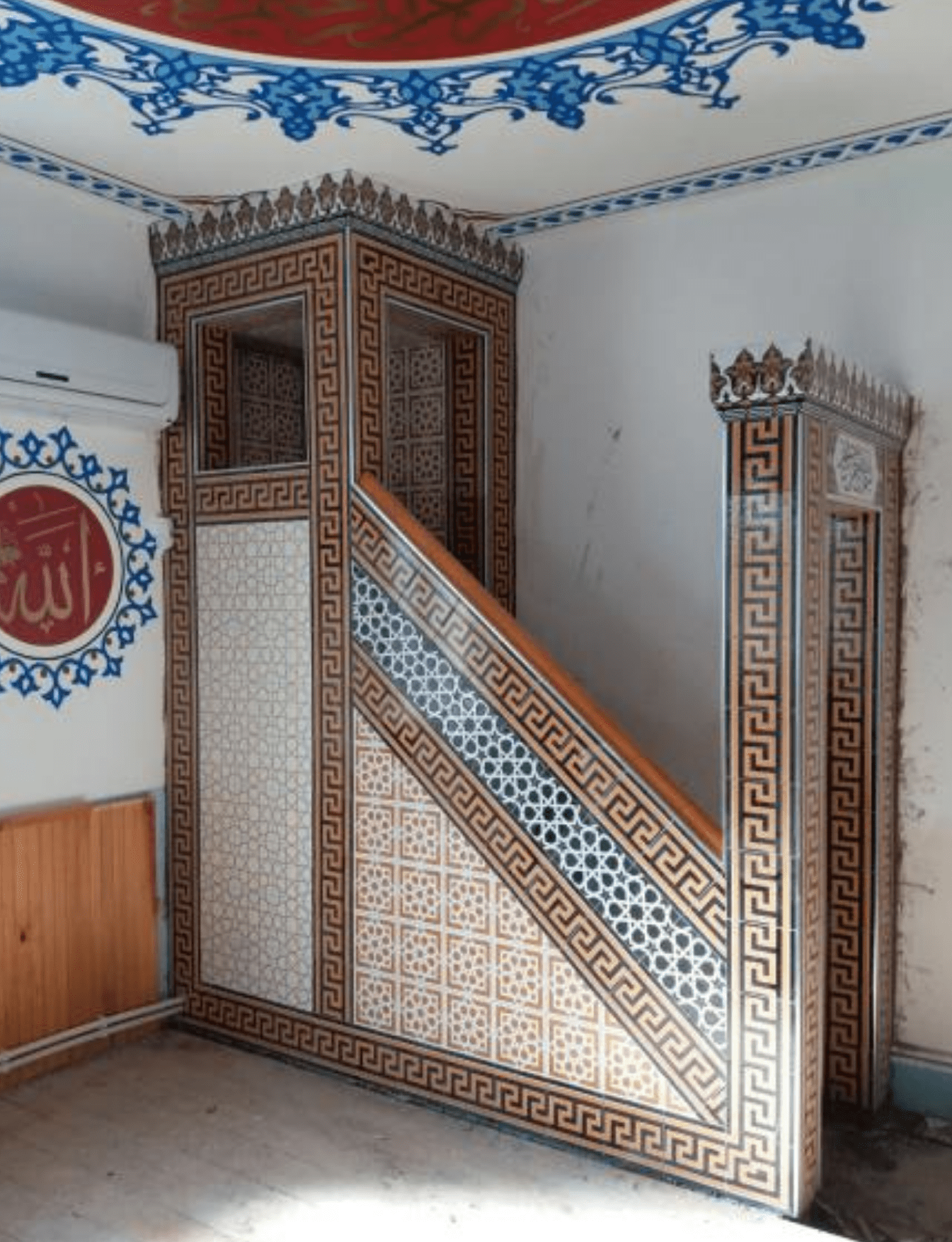 Cami Çini Minber - 22, Mescit Minber Küçük Minber Çinileri