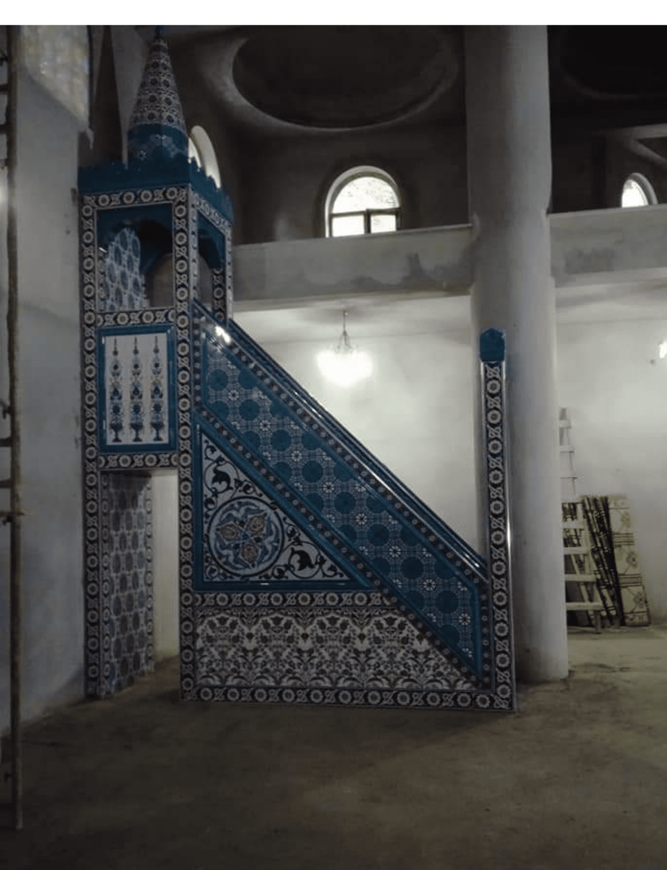 Cami Çini Minber - 44, Cami Minber Çini Osmanlı Çini 